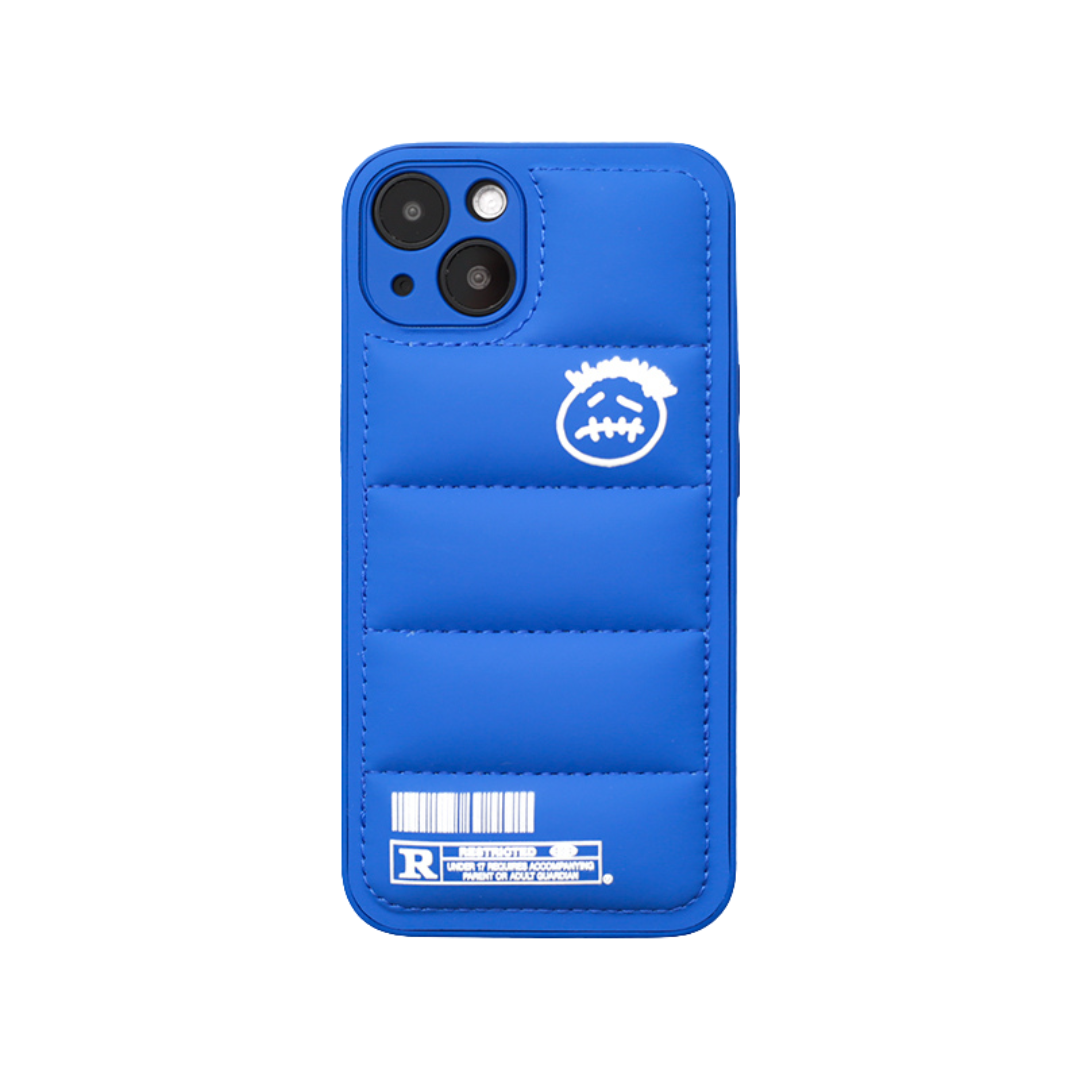 Klein Blue Puffer Phone Case - Cushy, Chic, Full Protection